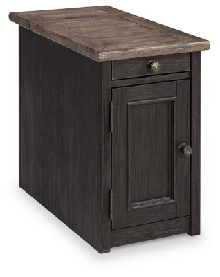 Tyler Creek Chairside End Table with USB Charging Ashley