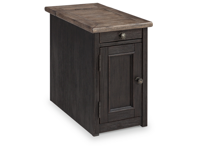 Tyler Creek Chairside End Table with USB Charging | Ashley
