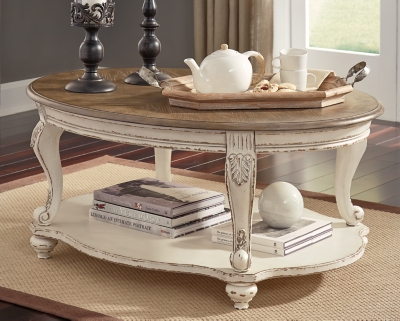 Farmhouse coffee store table ashley furniture