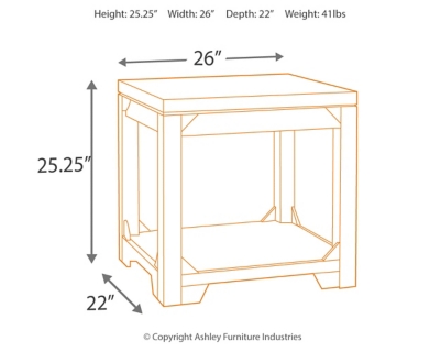 Rogness End Table | Ashley