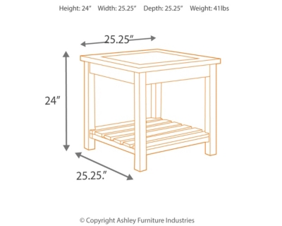 Veldar End Table | Ashley Furniture HomeStore