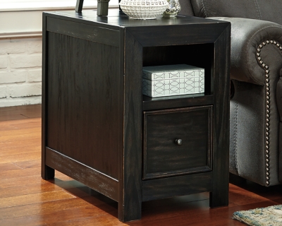 Gavelston Chairside End Table with USB Ports &amp; Outlets ...