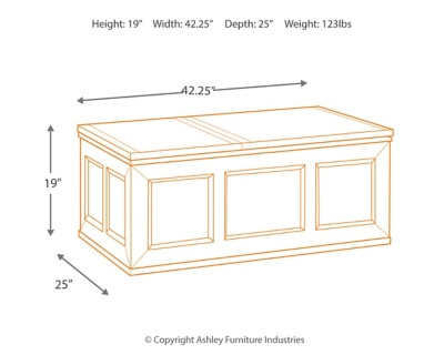 Gavelston Coffee Table with Lift Top, , large