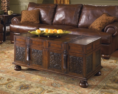 McKenna Coffee Table With Storage Ashley Furniture HomeStore