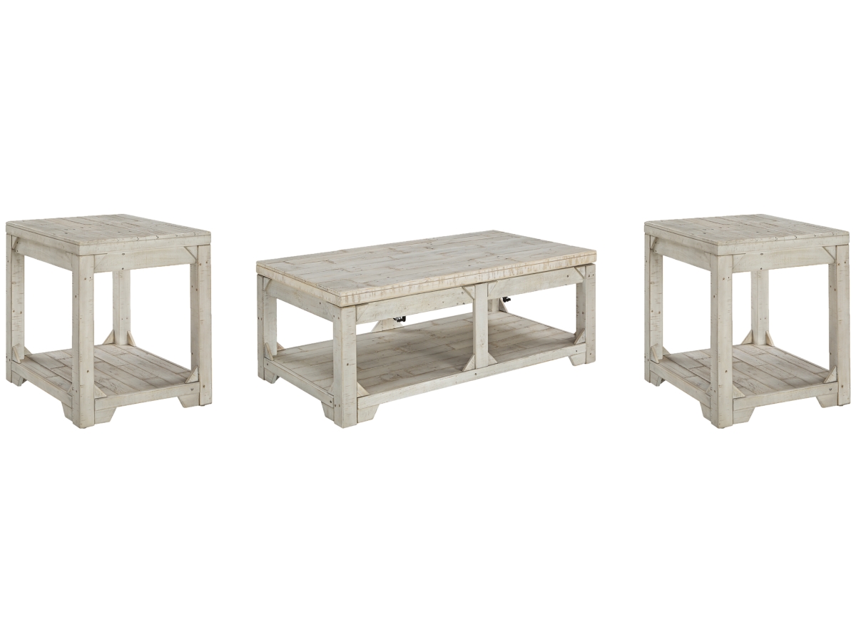 Fregine Coffee Table with 2 End Tables | Ashley