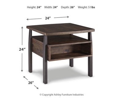 Vailbry End Table, , large