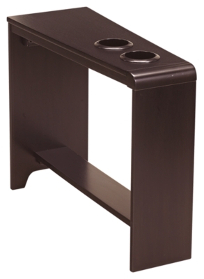 Chair side table discount with cup holder