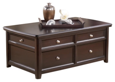 Carlyle Coffee Table With Lift Top Ashley Furniture Homestore