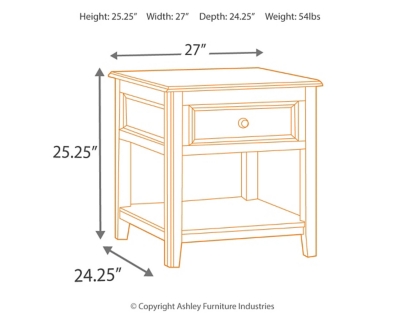 Carlyle End Table Ashley Furniture Homestore