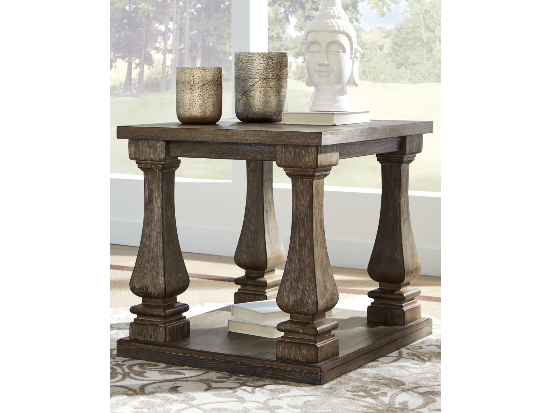 Image 1 of Johnelle Coffee Table with 2 End Tables and sofa table 