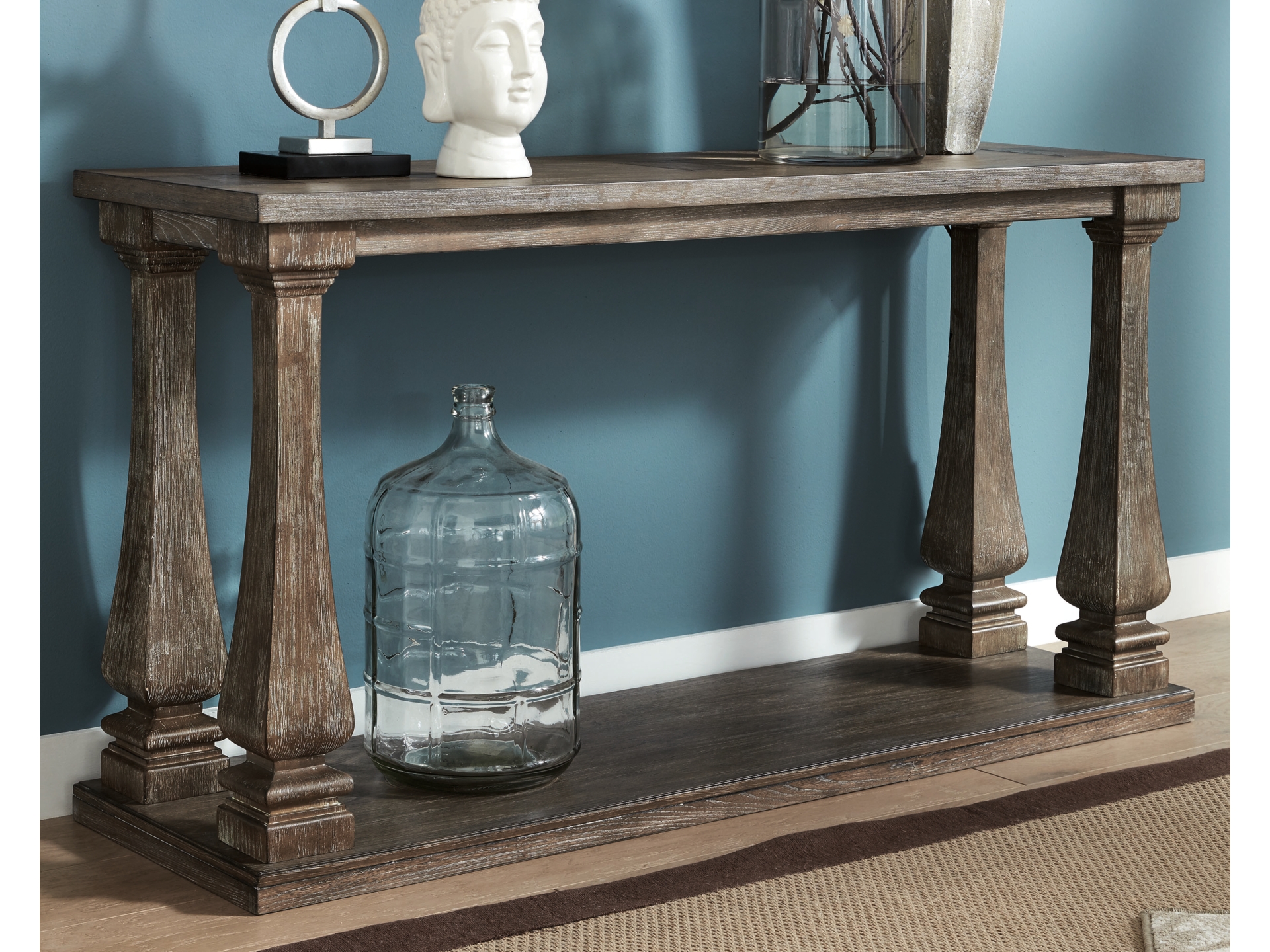 Image 4 of Johnelle Coffee Table with 2 End Tables and sofa table 
