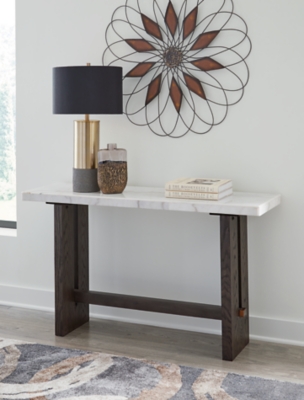 Bolanburg Sofa/Console Table - Brown/White (T751-4-SI)