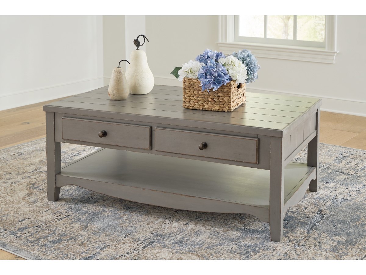 dos tarino　ASHLEY WOOD Signature Design by Ashley Neymorton Two Drawer Nightstand