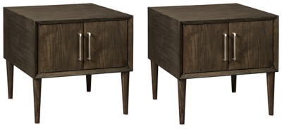 APG-T802-2 Kisper 2 End Tables, Dark Brown sku APG-T802-2