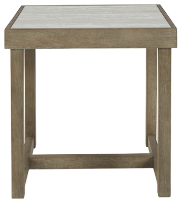 Challene Faux Marble End Table | Ashley