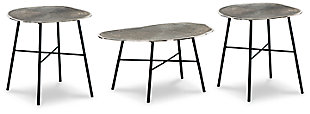 Laverford Coffee Table with 2 End Tables, , large