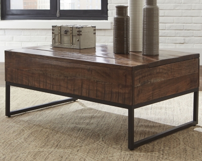 Hirvanton Coffee Table With Lift Top Ashley Furniture Homestore