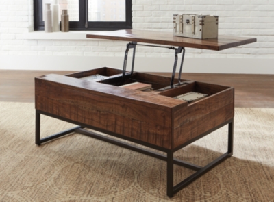 Hirvanton Coffee Table With Lift Top Ashley Furniture Homestore