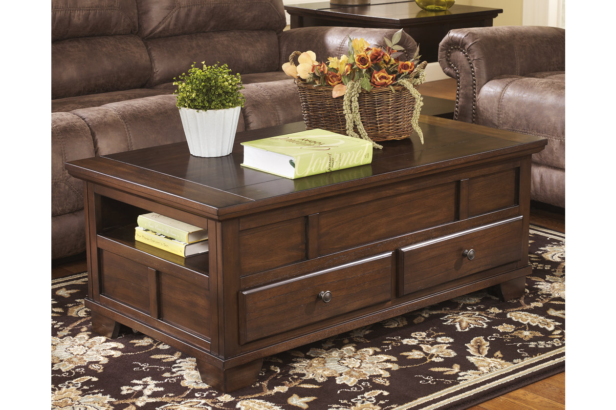 Gately Coffee Table With Lift Top Ashley Furniture HomeStore