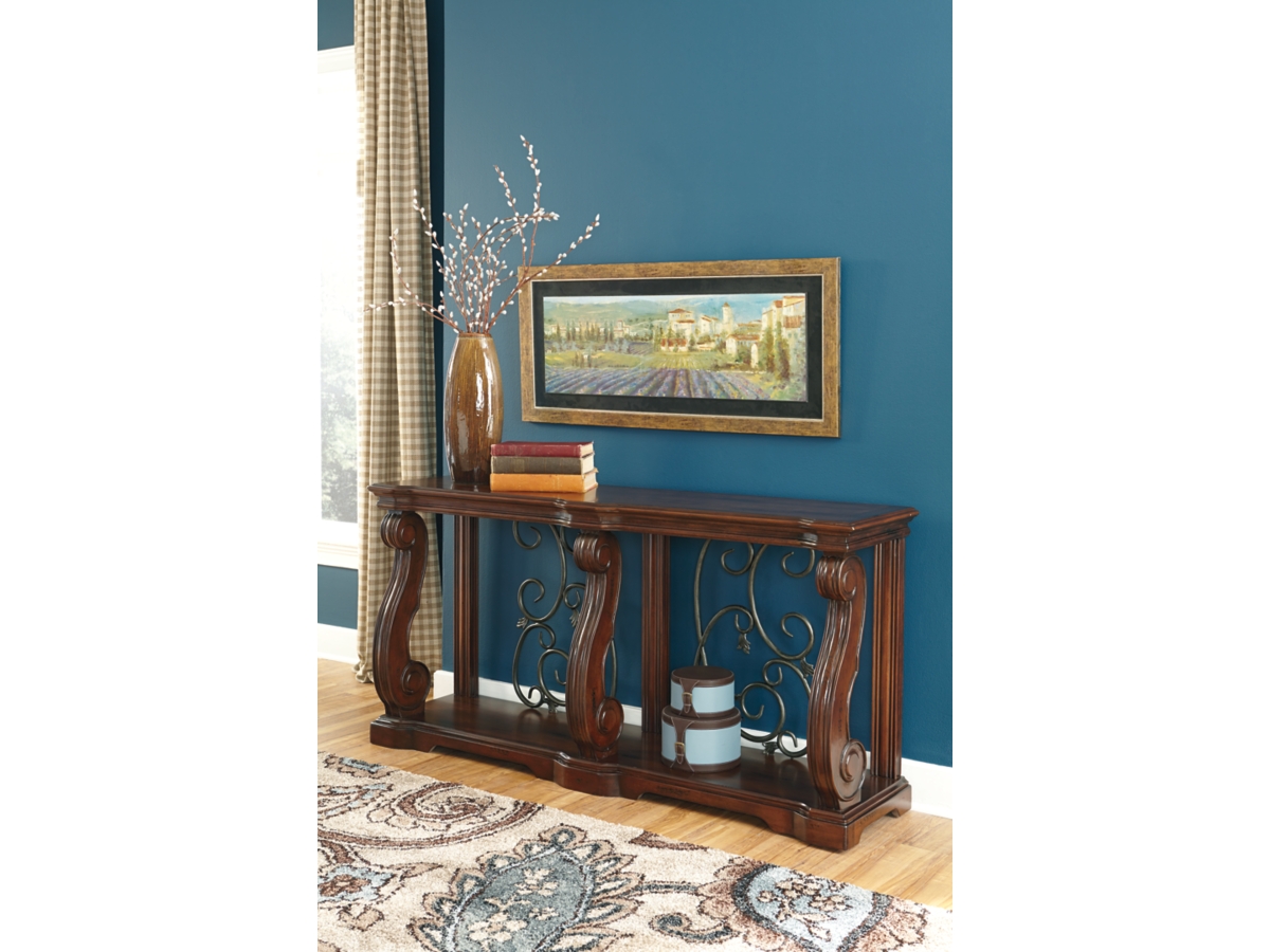 Ashley alymere sofa table discount