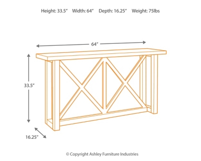 Zenfield Sofa/Console Table | Ashley Furniture HomeStore