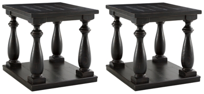 Mallacar 2 End Tables, Black