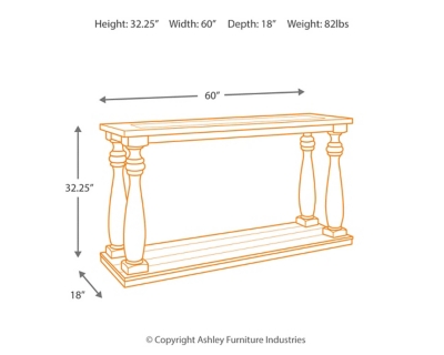 Mallacar Sofa/Console Table, , large