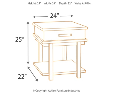 Stanah End Table, , large