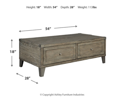 Chazney Coffee Table with Lift Top | Ashley