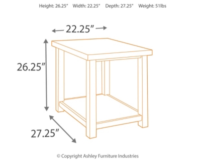 Starmore Chairside End Table | Ashley Furniture HomeStore