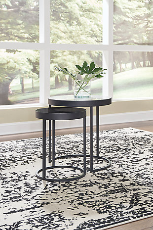Windron Nesting End Table (Set of 2), , rollover