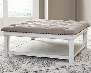Kanwyn Upholstered Ottoman Coffee Table, , rollover