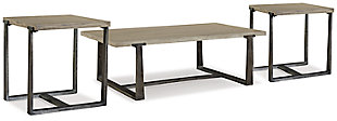 Dalenville Coffee Table with 2 End Tables, , large