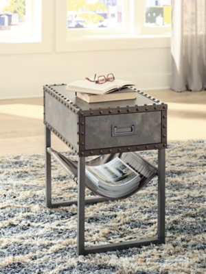 Derrylin Chairside End Table, , rollover