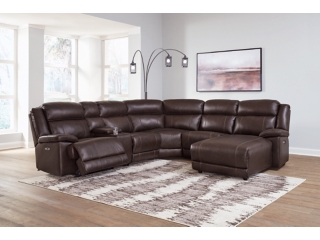 AUTHENT リクイド3包×12セット VonKurt 5-Piece Power Leather Reclining Modular Sectional | Ashley