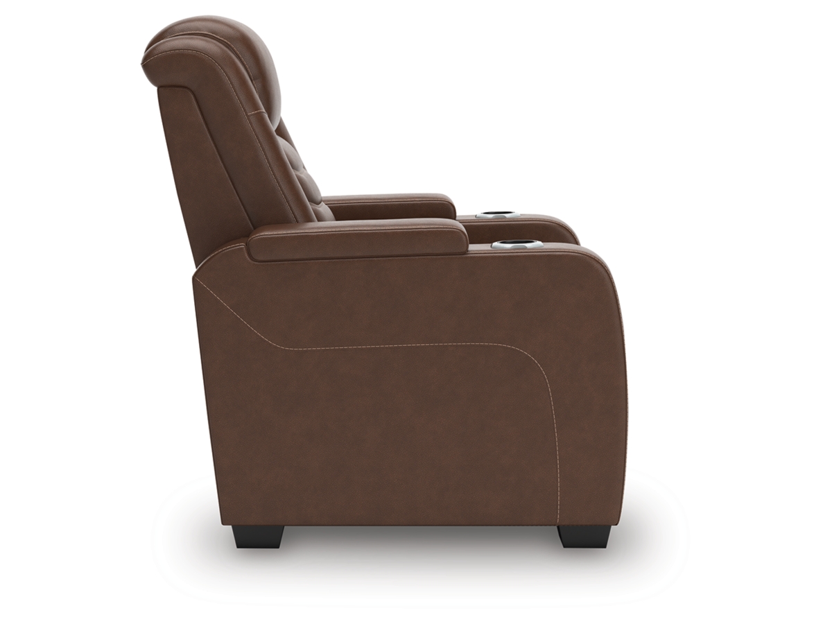 High Impact Dual Power Leather Recliner | Ashley