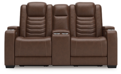High Impact Power Reclining Loveseat with Console, , large