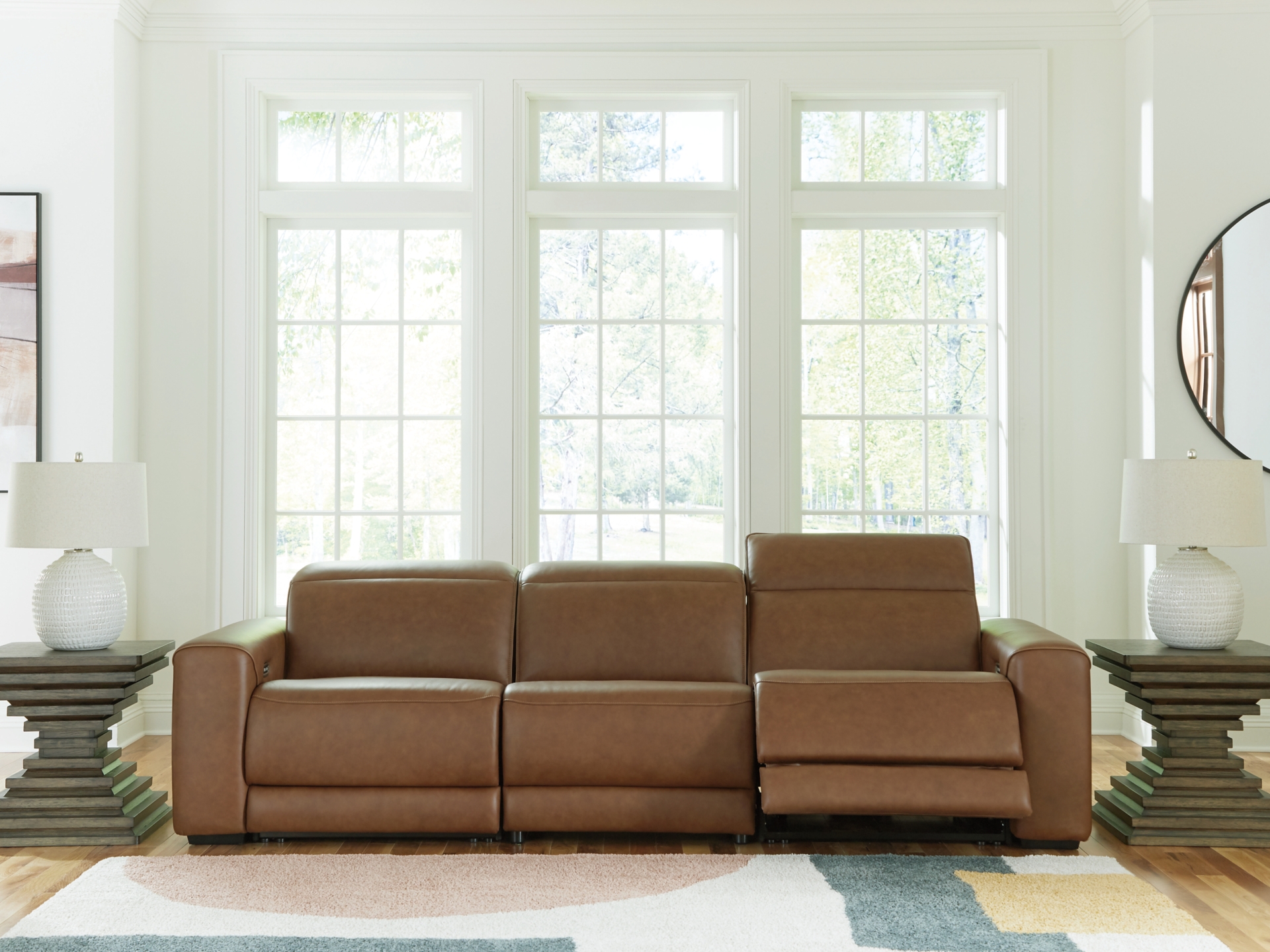 Rally-Up 3-Piece Power Reclining Sectional Sofa and loveseat 