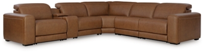 Rally-Up 6-Piece Power Reclining Sectional with Console, , large
