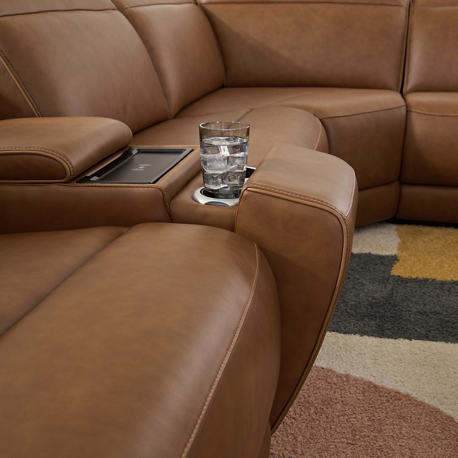 Rally-Up 6-Piece Power Reclining Sectional with Console - image 7