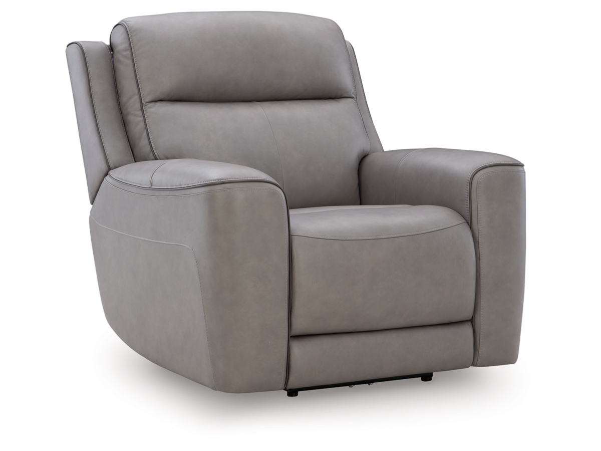 5Z-Relaxation Dual Power Leather Recliner | Ashley