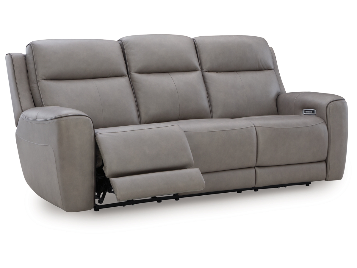 5Z-Relaxation Dual Power Leather Reclining Sofa | Ashley