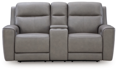 5Z-Relaxation Power Reclining Loveseat with Console, Coin, large