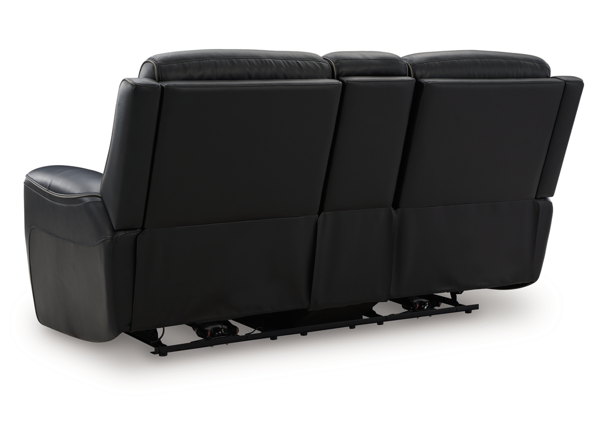 user_aca3fdf3　0808 5Z-Relaxation Dual Power Leather Reclining Loveseat with Console