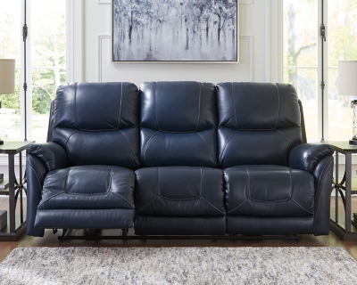 Dellington Power Reclining Sofa, Marine, large