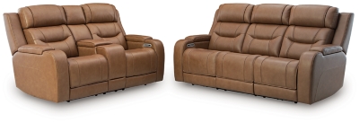 Dreamer Sofa and Loveseat, Caramel, large