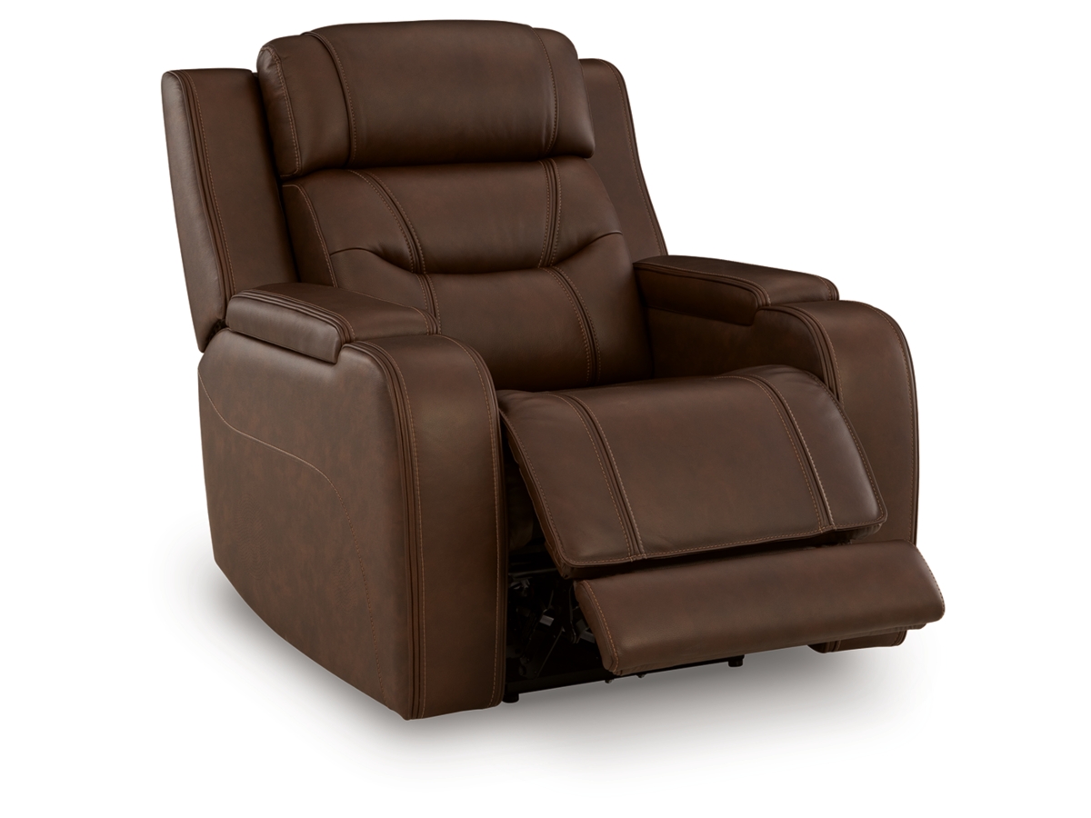 Dreamer Dual Power Leather Recliner with Audio Seating | Ashley