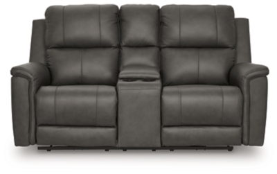 Beryton Power Reclining Loveseat with Console, Anchor, large