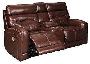 Sessom Power Reclining Loveseat with Console, , large