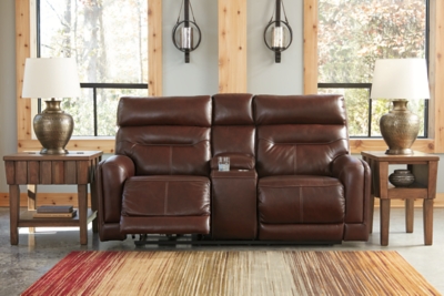 Sessom Power Reclining Loveseat with Console, , rollover